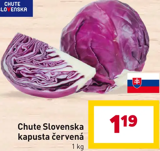 Chute Slovenska kapusta červená