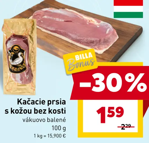 Kačacie prsia bez kosti, s kožou sous-vide