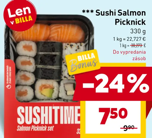 Sushitime Sushi Salmon Picknick