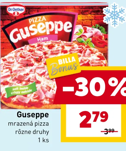 Giuseppe mrazená pizza