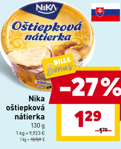 Nika oštiepková nátierka