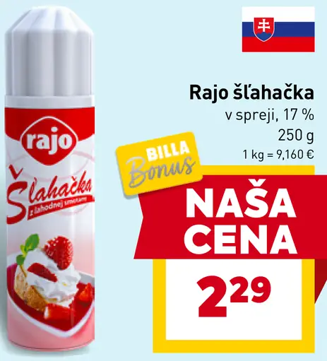 Rajo Šľahačka v spreji