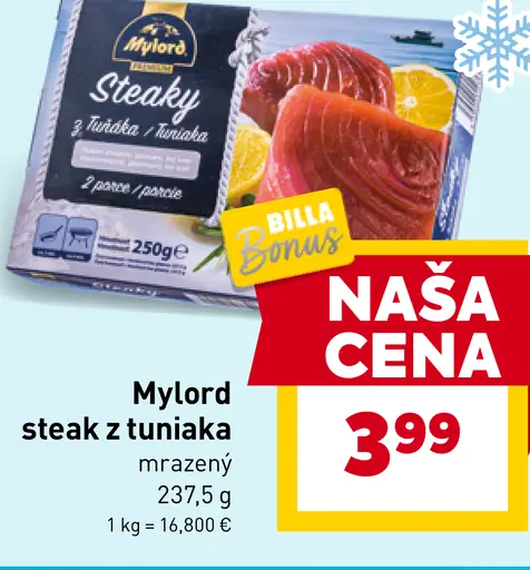 Mylord steak z tuniaka mrazený