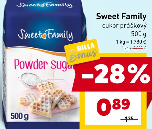 Sweet Family Práškový cukor