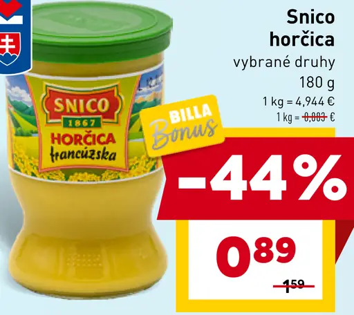 Snico horčica fantastická