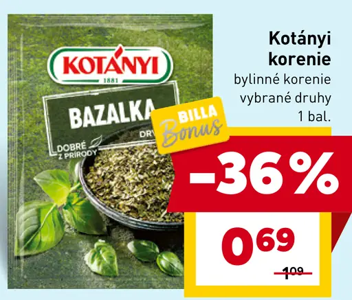 Kotányi bazalka