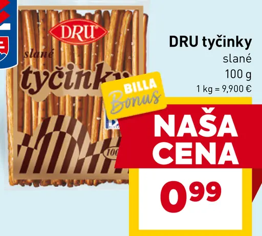 DRU tyčinky slané