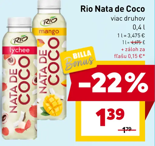 Rio Nata de Coco viac druhov