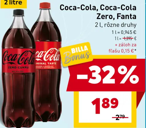 Coca-Cola, Coca-Cola Zero, Sprite, Fanta