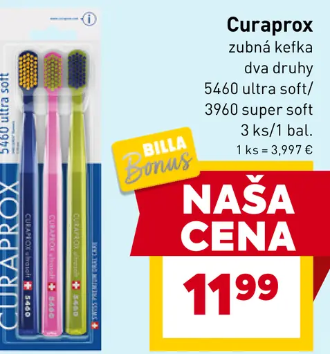 Curaprox zubná kefka