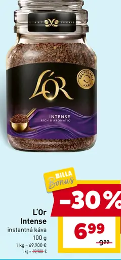 L'or Intense instantná káva