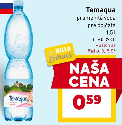 Temaqua pramenitá voda pre dojčatá
