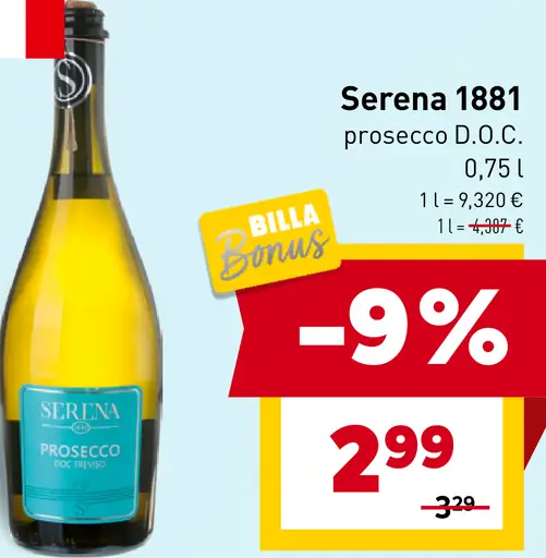 Serena 1881 prosecco