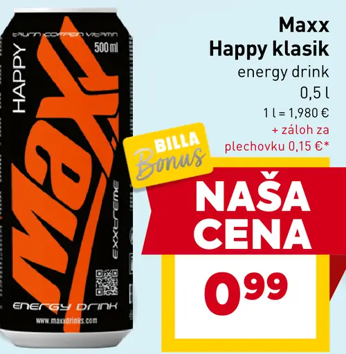 Maxx Happy klasik plechovka