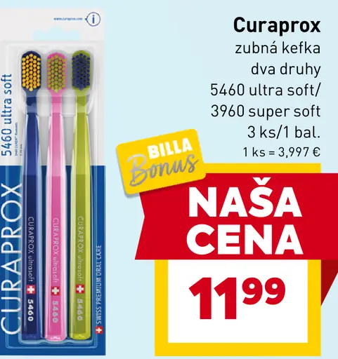 Curaprox zubná kefka