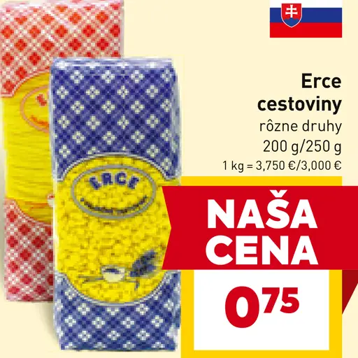Erce cestoviny