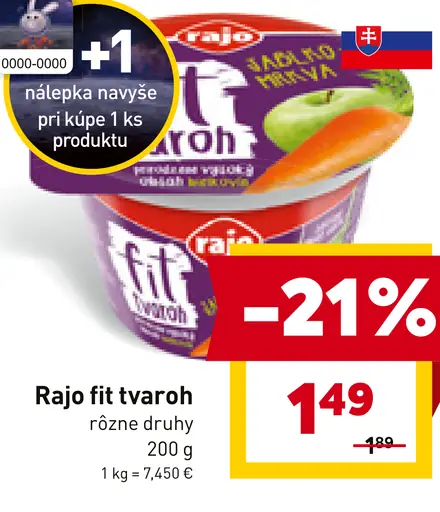 Rajo Fit tvaroh
