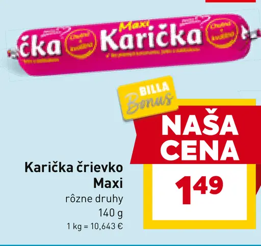 Karika črievko Maxi