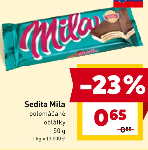 Sedita Mila oblátky