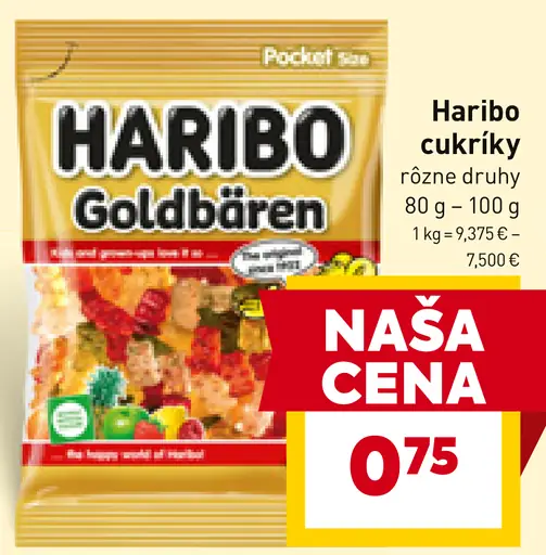 Haribo cukríky