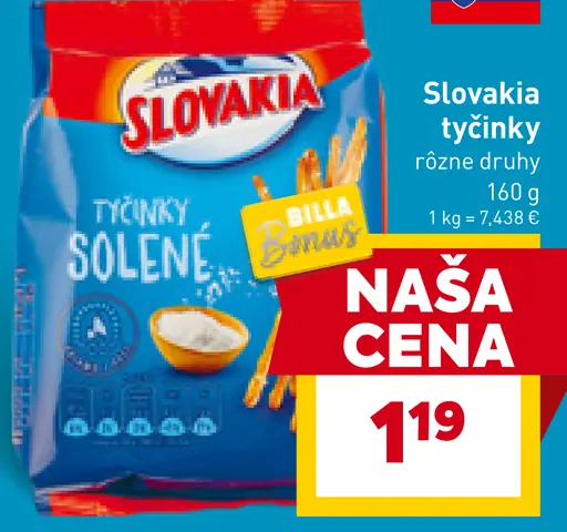 Slovakia Tyčinky solené