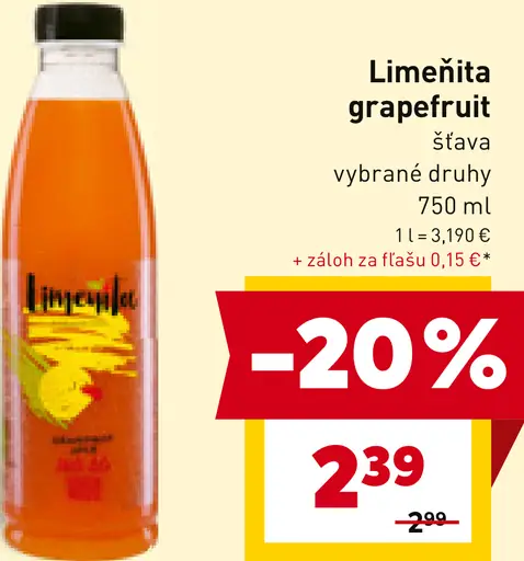 Limeñita grapefruit