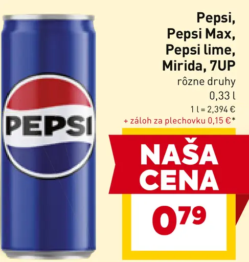Pepsi plechovka