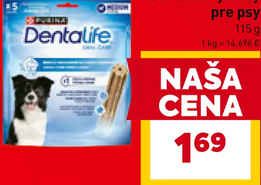 Dentalife dentálne tyčinky pre psy