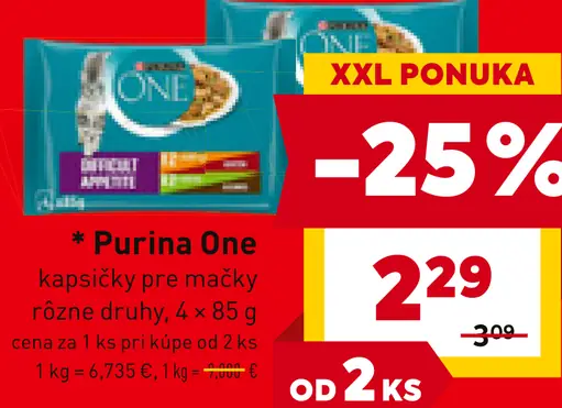 Purina One kapsičky pre mačky