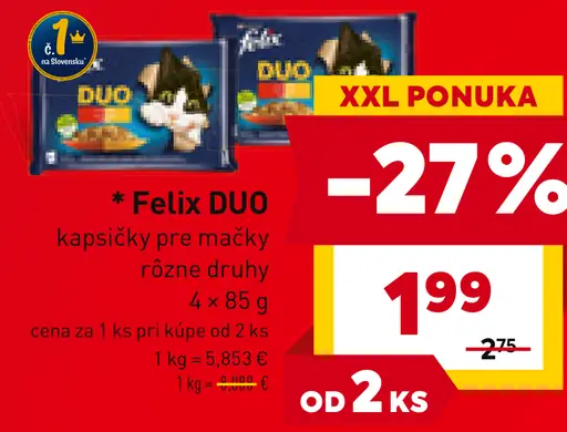 Felix kapsičky pre mačky