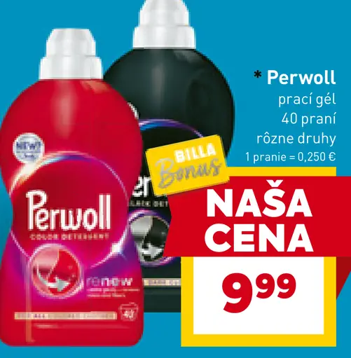 Perwoll prací prostriedok