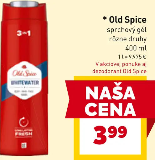 Old Spice sprchový gél