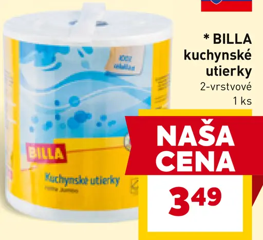 BILLA kuchynské utierky