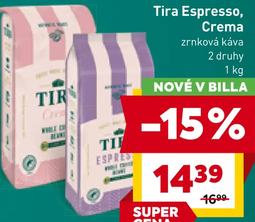 Tira Espresso plechovka