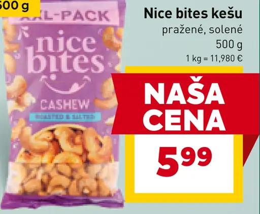 Nice bites kešu