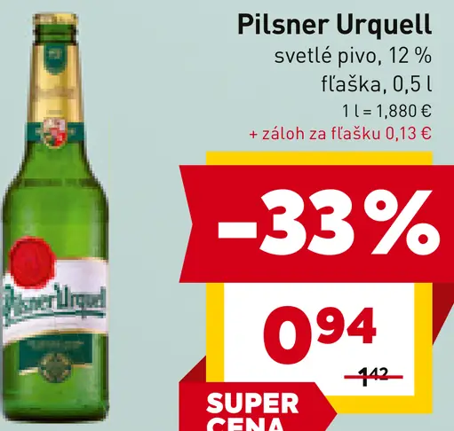 Pilsner Urquell plechovka