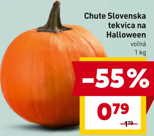 Chute Slovenska tekvica na Halloween