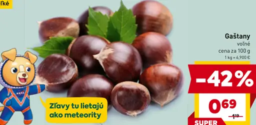 Gaštany voľné
