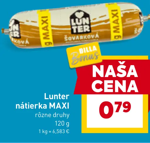 Lunter nátierka MAXI