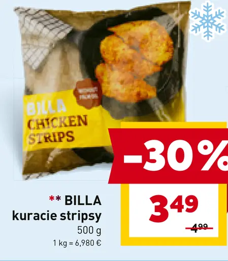 BILLA Kuracie stripsy