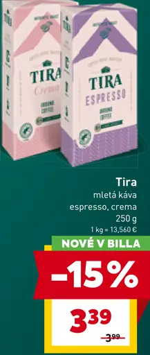 Tira mletá káva