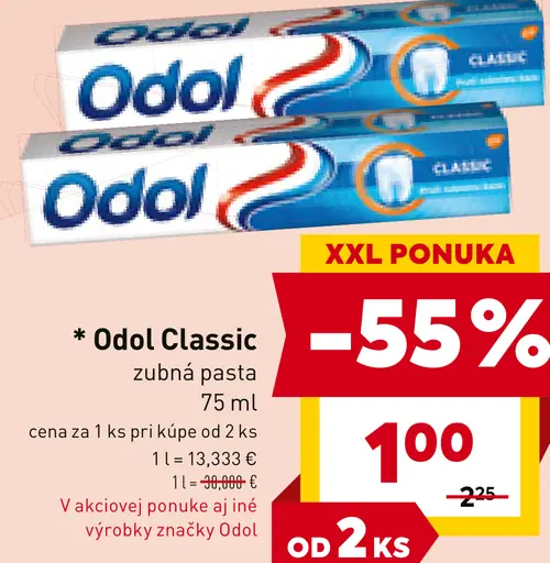 Odol zubná pasta Classic