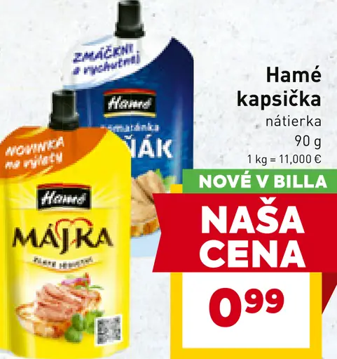 Hamé nátierka kapsička