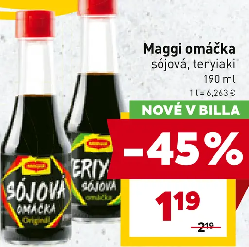 Maggi omáčka sójová, teriyaki