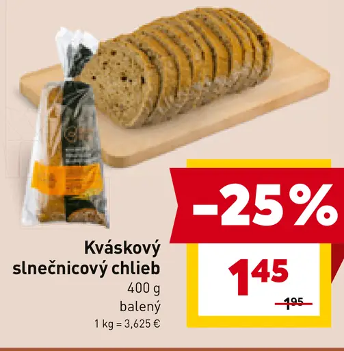 Kváskový slnečnicový chlieb