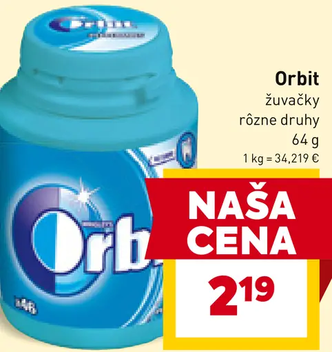 Orbit žuvačky