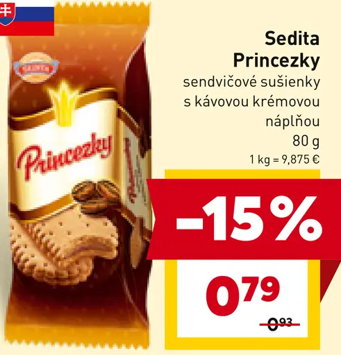 Sedita Princezky sendvičové sušienky