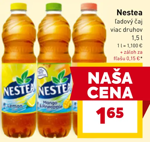 Nestea Ľadový čaj s príchuťou broskyne
