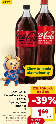 Coca-Cola, Coca-Cola Zero, Sprite, Fanta