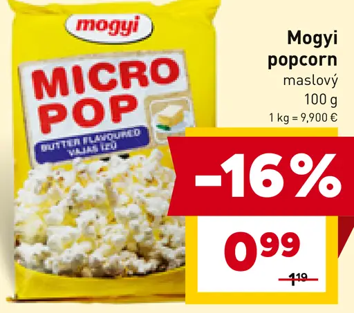 Mogyi popcorn maslový